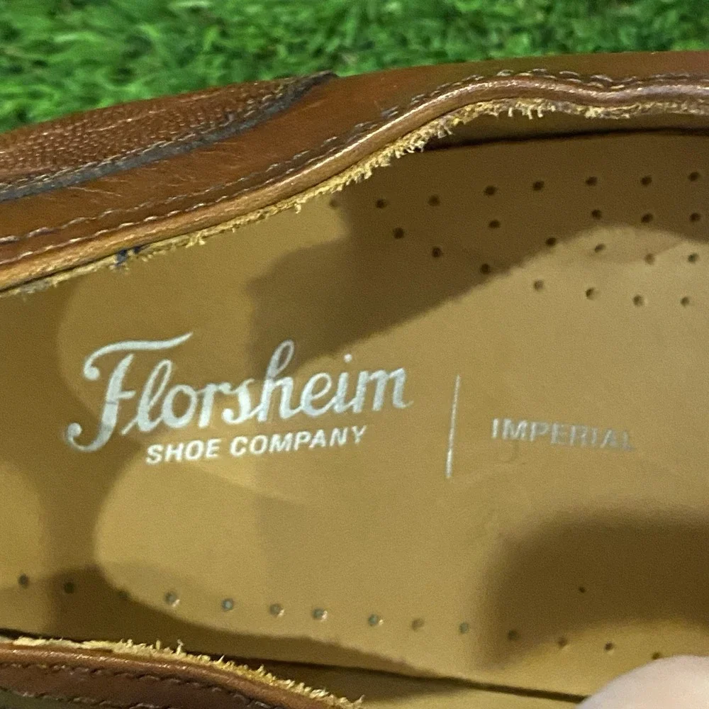 Florsheim Men's 12178 Cap Toe Derby – Leather Sole –‎ Size 9M Oxford Lace Up
